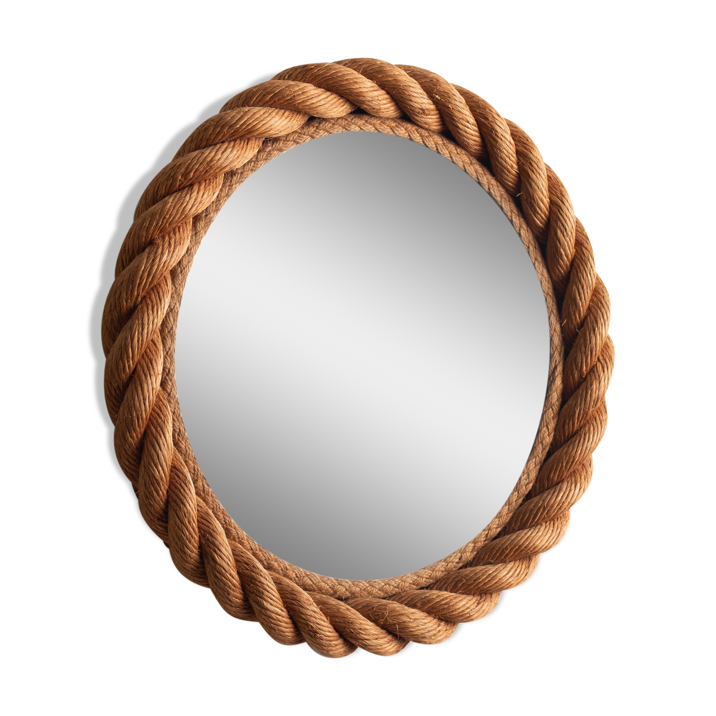 Vintage round mirror 34cm