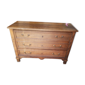 Chest of drawers in oak