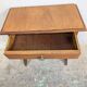 Table de chevet vintage aux pieds compas