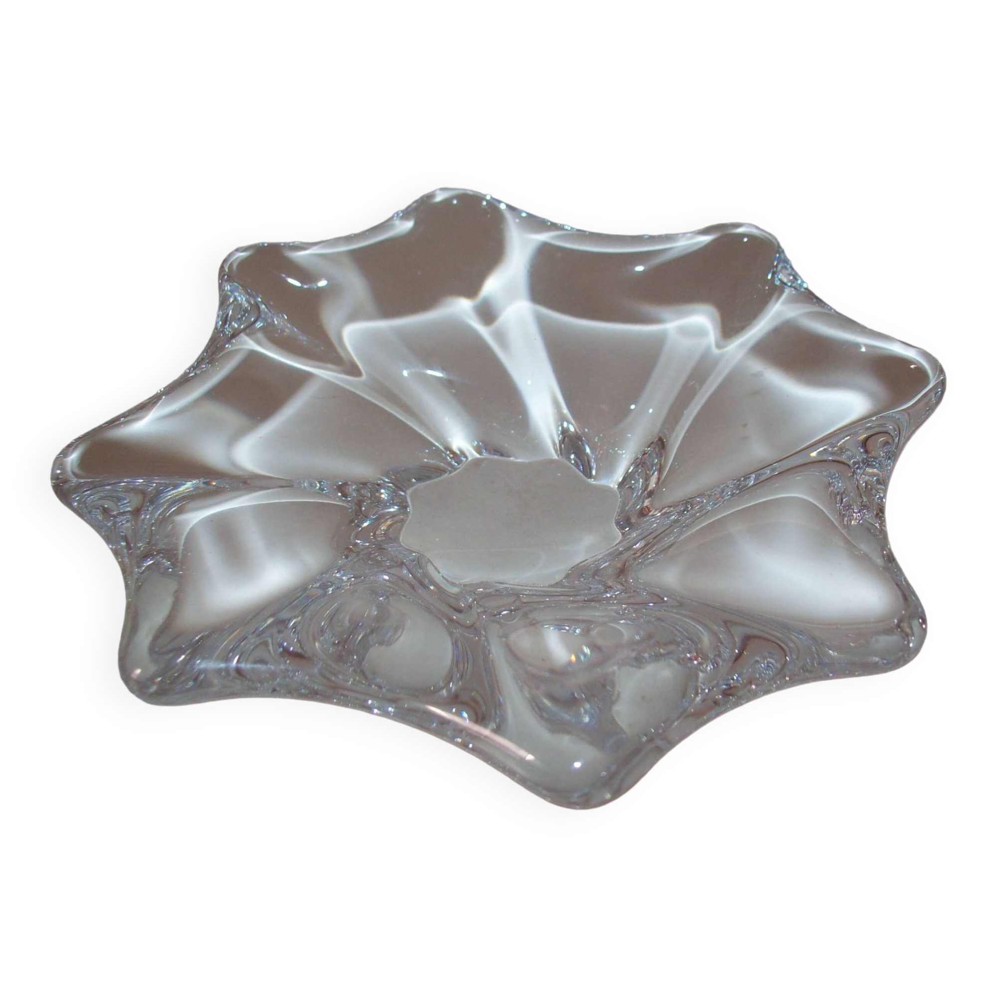 Baccarat crystal pocket tray