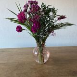 Paire de vases en verre