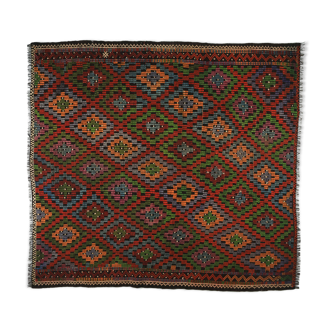 Tapis kilim anatolien fait à la main 258 x 138 cm