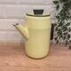 Cafetière en tôle émaillée jaune