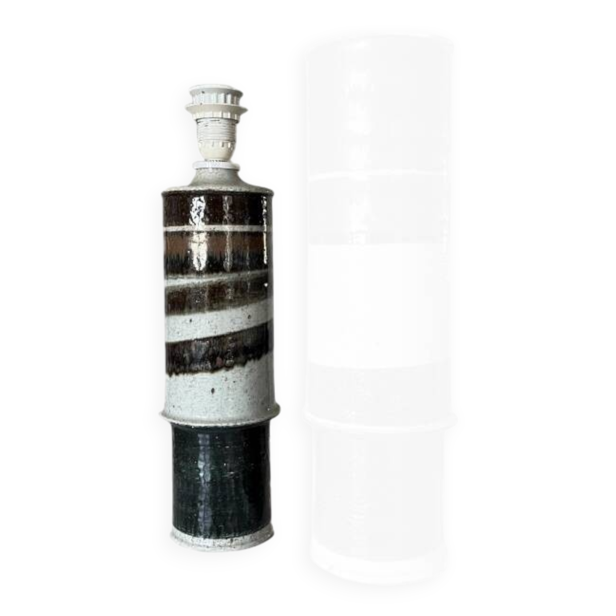 XL Inger Persson Table Lamp, Ceramic, Rörstrand Atelje, 1960s