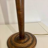 Large wooden lamp