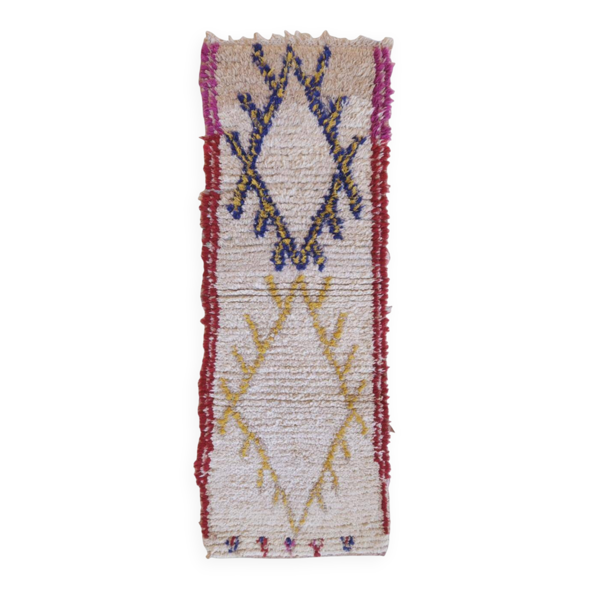 Azilal Tribal Rug from Morocco - 192 x 68 cm