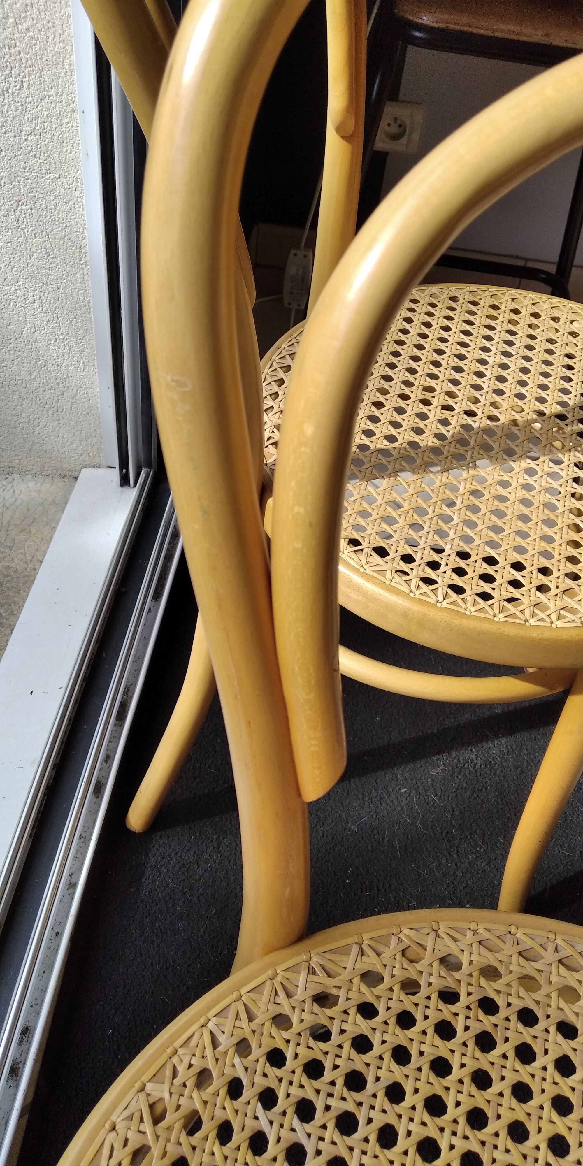 4 Thonet ZPM Radomsko chairs