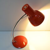 Mid-century Red Table Lamp/Napako designed by Josef Hurka,1970's.