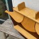 Mixed wood vintage rocking horse