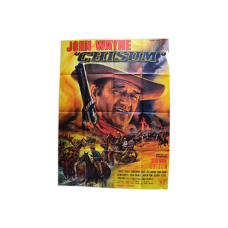 Original movie poster "Chisum " 1970 John Wayne