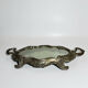 Antique mirror centrepiece, Louis XV style — Tray with handles,