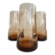 Set de 6 verres ambrés