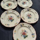 8 small plates of sarreguemines agreste series
