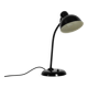 Original 1940s black Kaiser Idell metal table lamp model 6551
