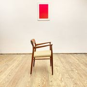 Mid century teak armrest chair by Niels O. Møller for J.L. Moller, Model 56, Denmark, 1950s