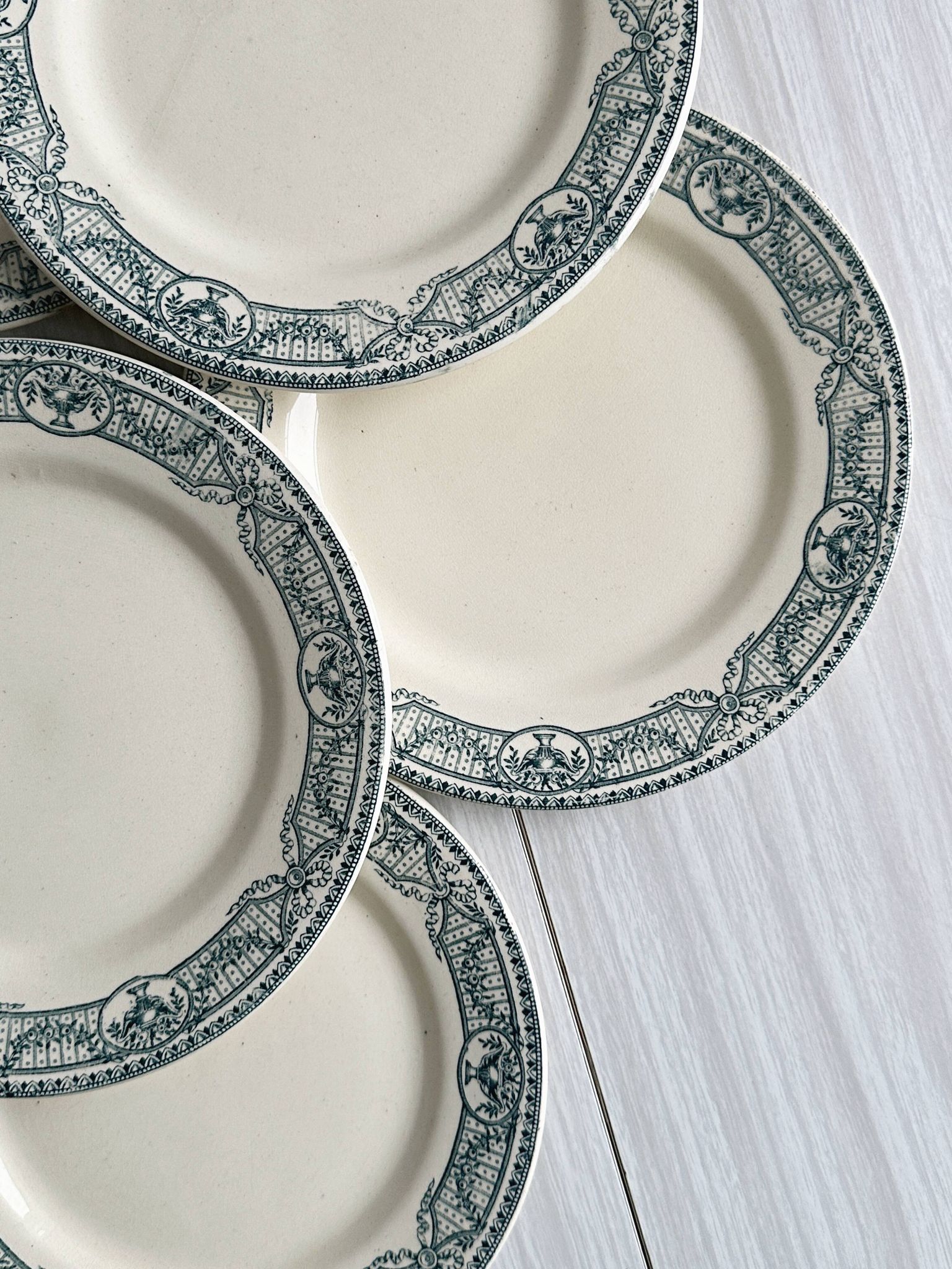 lot de 6 assiettes anciennes