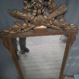 Louis XVI style golden mirror