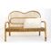 Small Italian rattan sofa from the 60s.