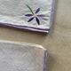 Embroidered flower napkins (set of 4)