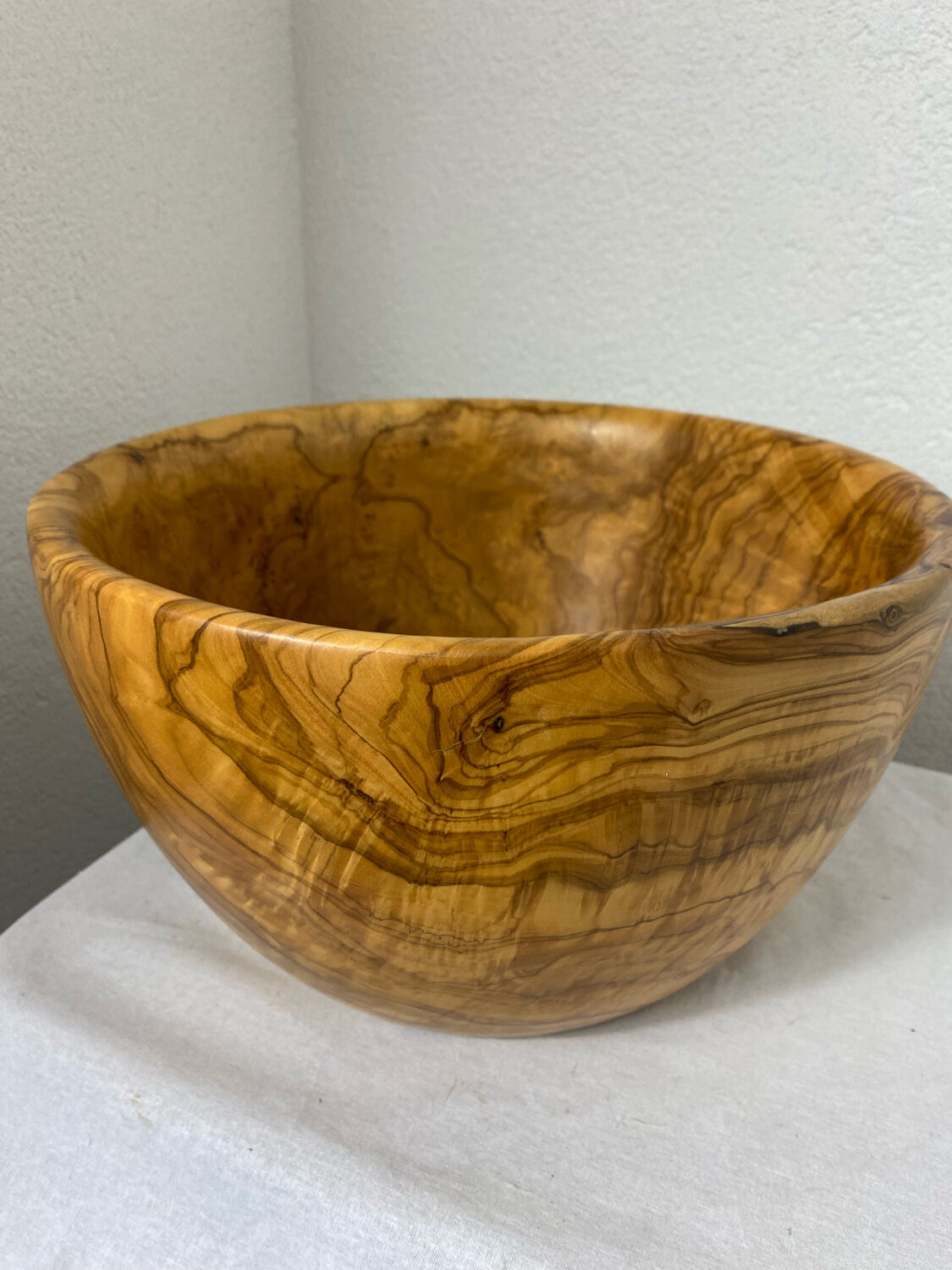 Saladier en bois d’olivier