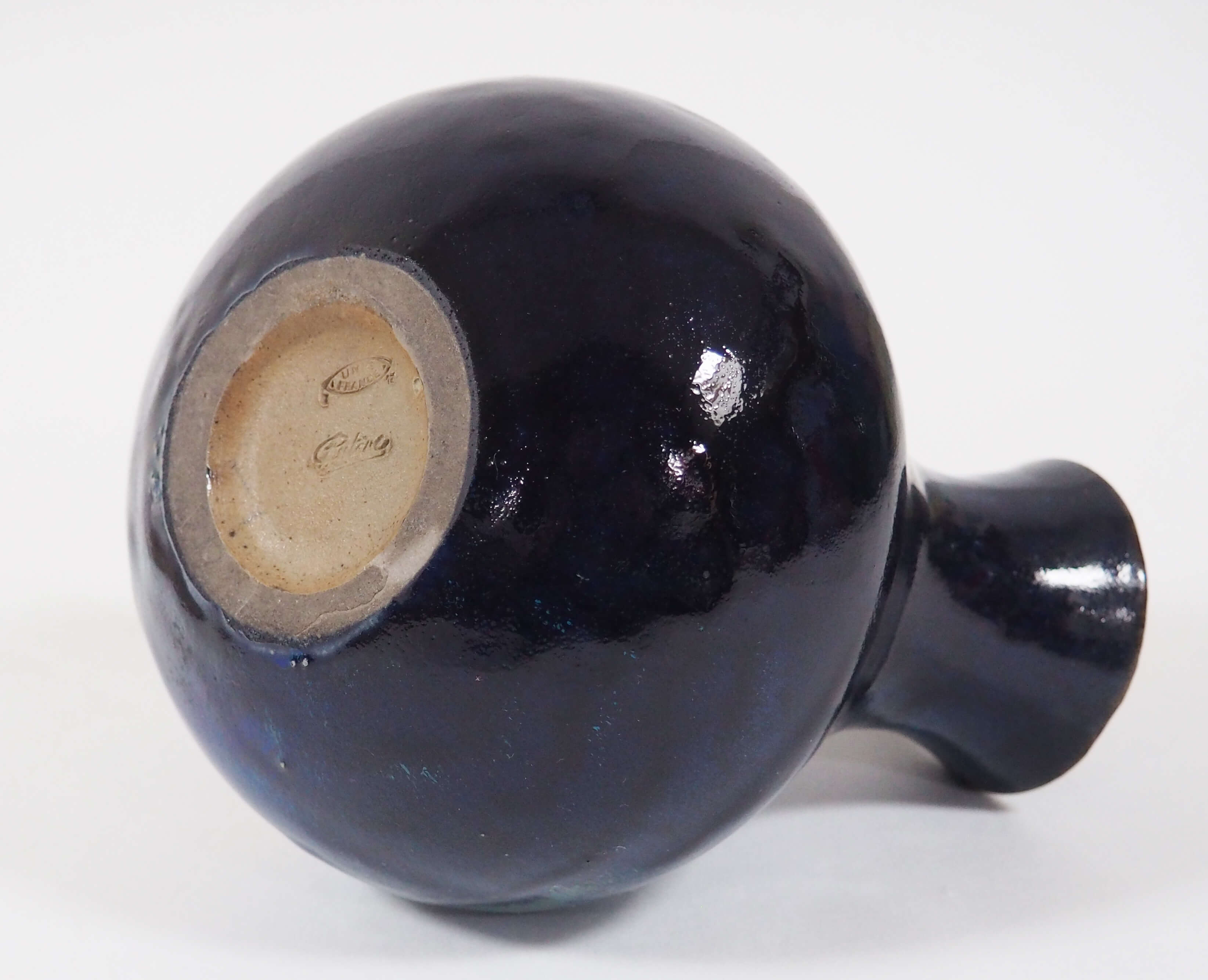Blue double vase