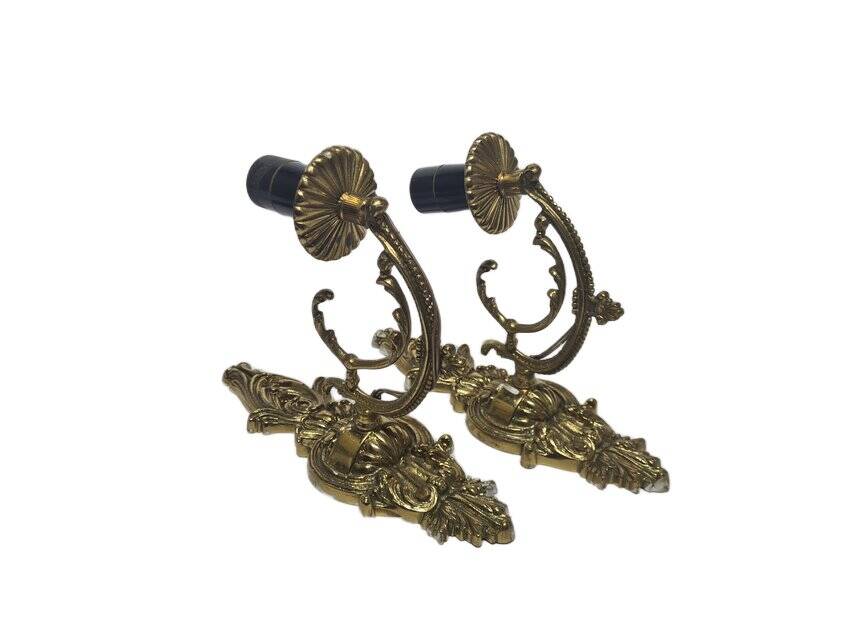 Appliques de style rococo, Pologne, années 1970, ensemble de 2