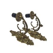Rococo style sconces, Poland, 1970s, set of 2