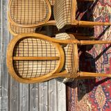 Suite of six Louis XVI-style medallion chairs