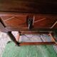 Wooden console two drawers