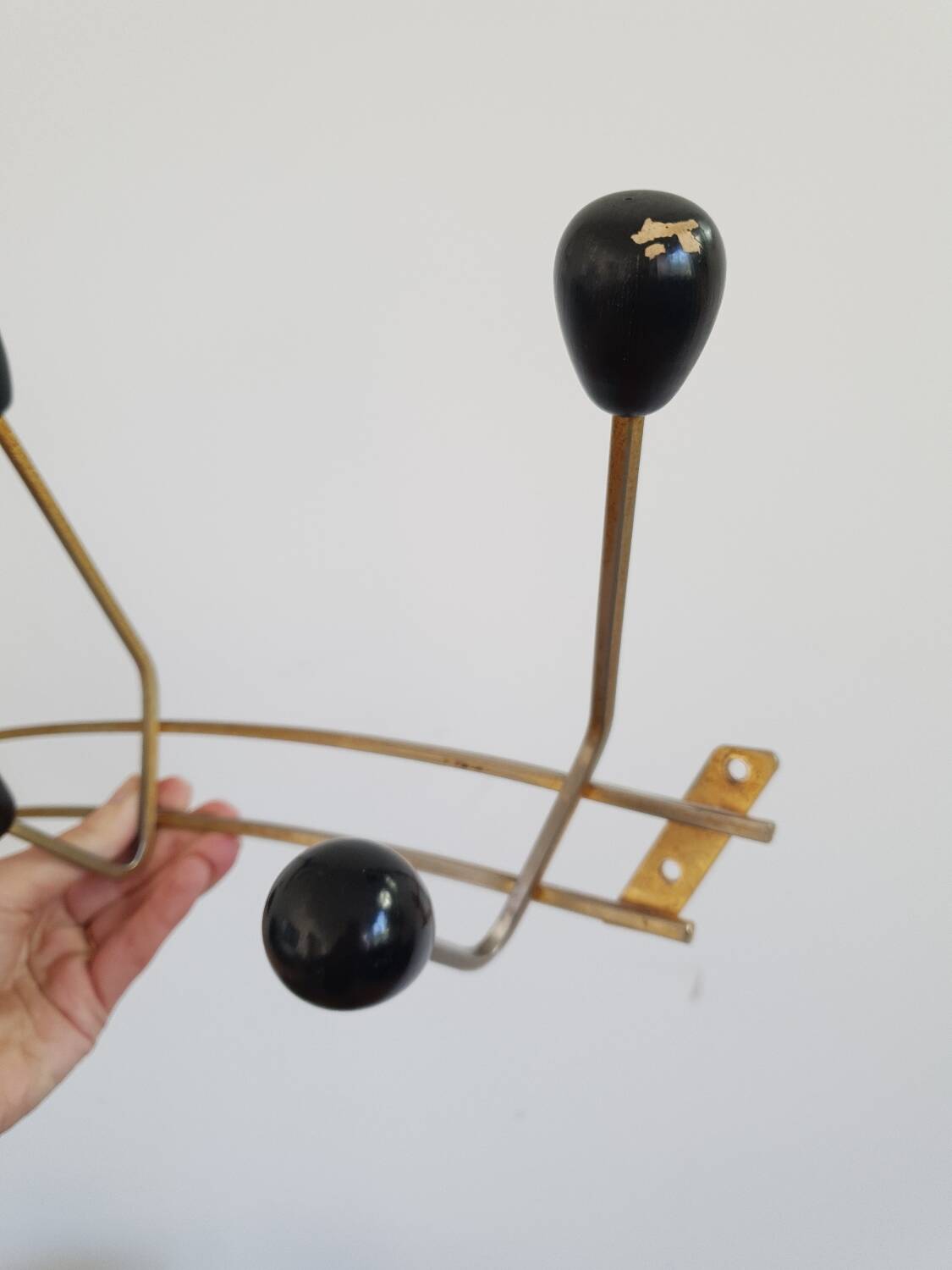 Vintage 60s coat hooks