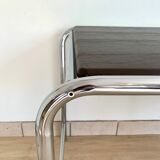 Modernist office 1970 chrome metal and skai