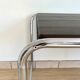 Modernist office 1970 chrome metal and skai
