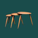 Ercol nesting tables, Pebble Nest of Tables