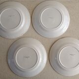 4 plates earth of iron Sarreguemines