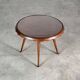 Round coffee table attributed to Paolo Buffa for Arrighi Serafino, 1950s.