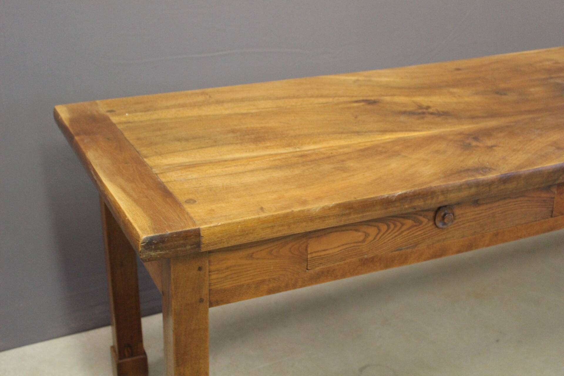 19th Century Walnut Farm Table
