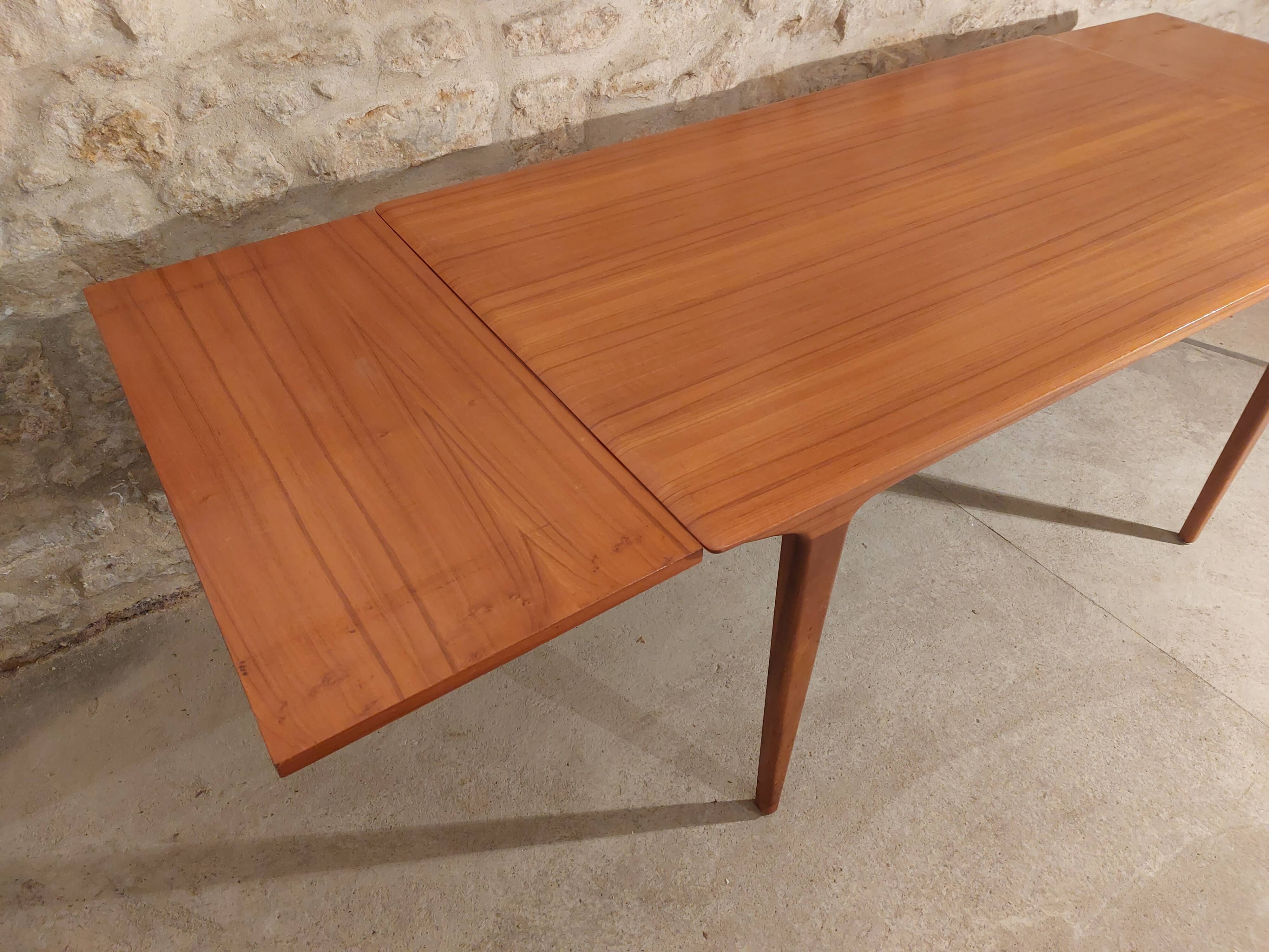 Scandinavian teak table 60s