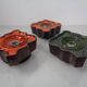 Pop Art German Ceramic Wall Lamps, 1970s, Set of 3