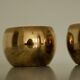 Pair of Swedish brass candlesticks from the mid-century by Skultuna.