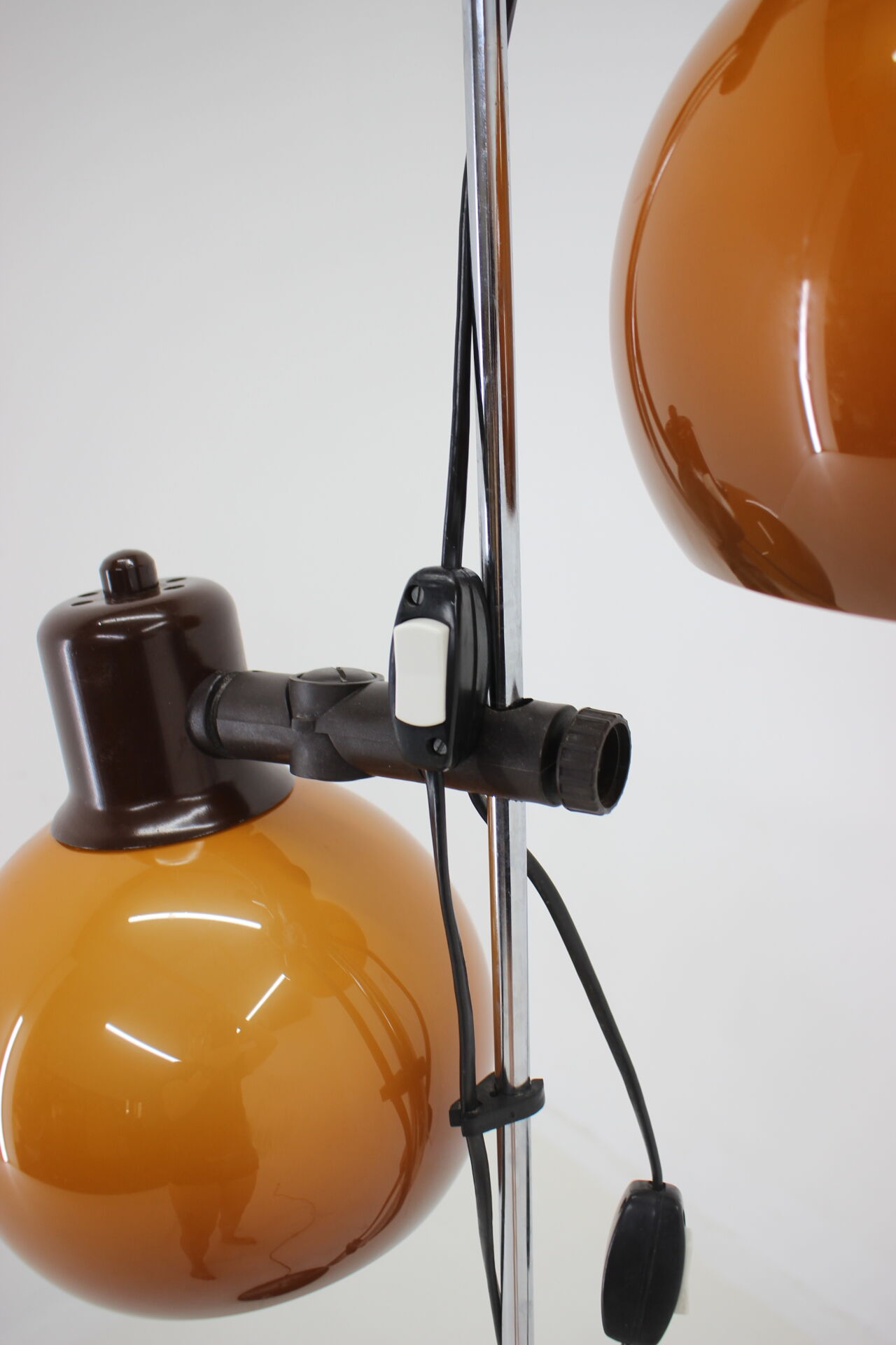 1970s Floor lamp with Plastic Lamp Shades, Hungary