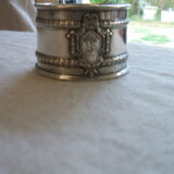 Massive silver towel ring