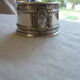 Massive silver towel ring