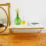 White marble coffee table vintage 60s