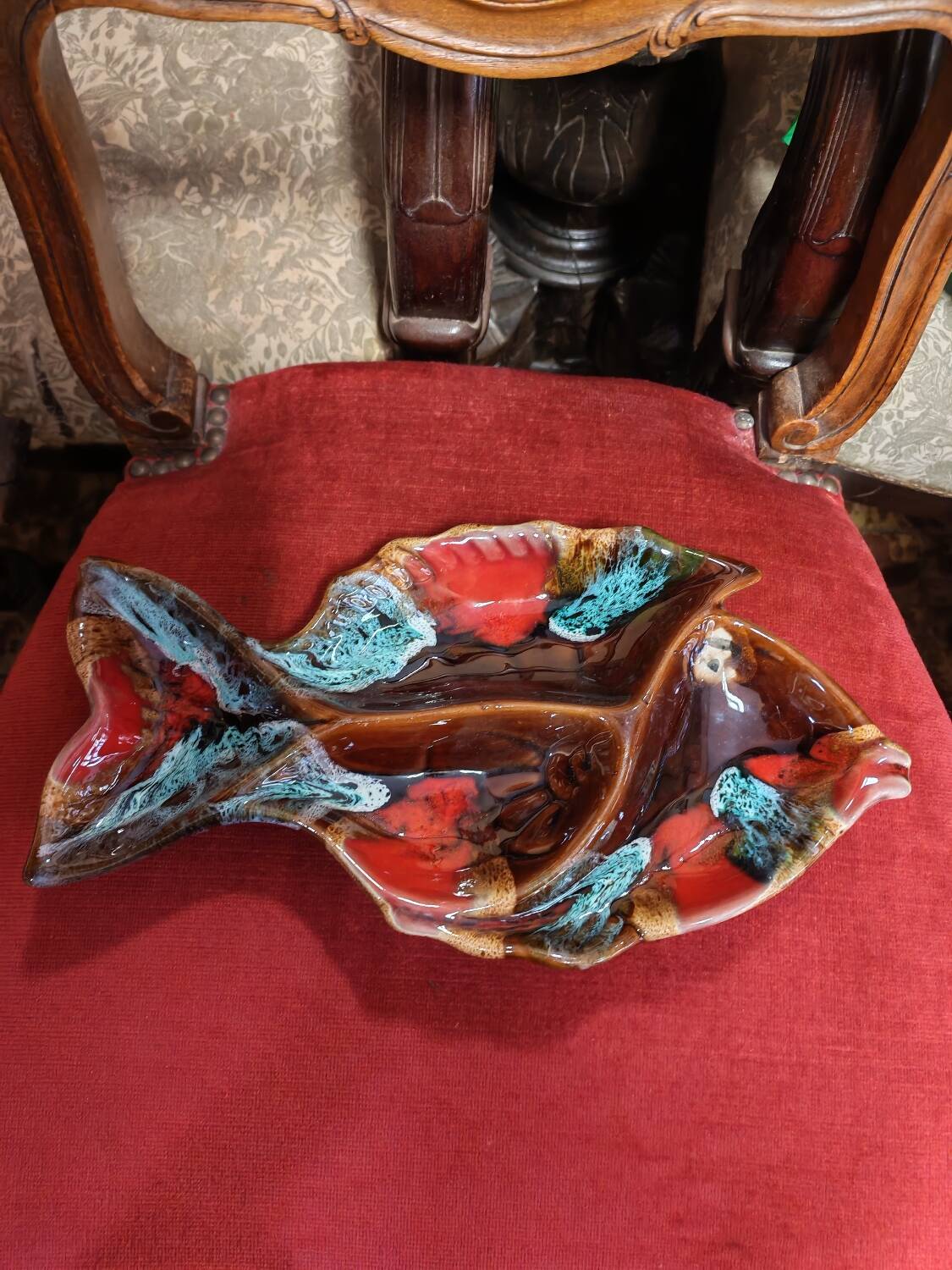 Ceramic aperitif duo Vallauris fish shape