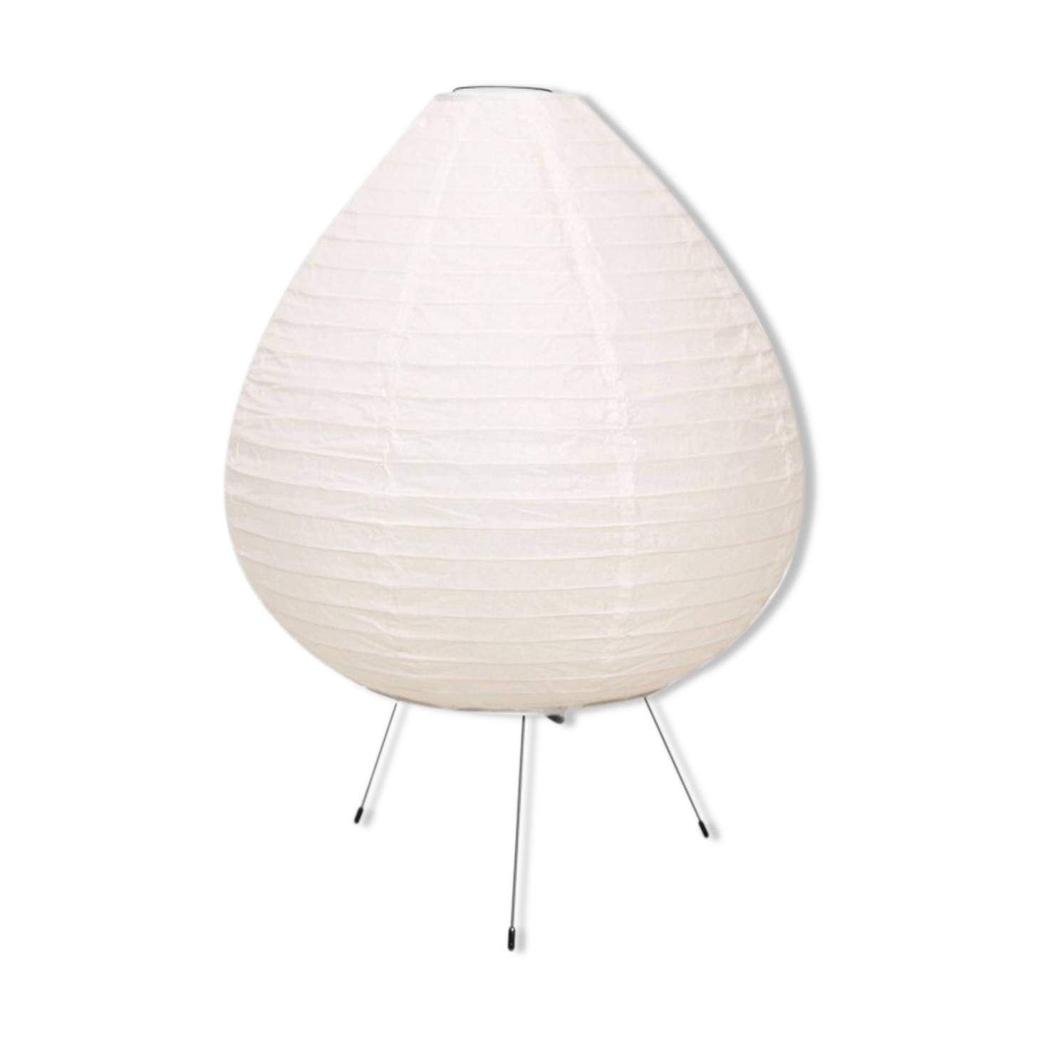 White paper table lamp