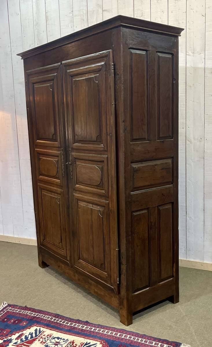 19th century rustic oak wardrobe