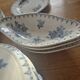 Antique table service Sarreguemines U&C Flore – 17 pieces
