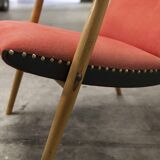 Scandinavian rockabilly armchair 1950s