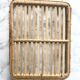 Rattan basket peacock