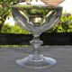 Set of 6 ARQUES crystal champagne glasses. Rambouillet model.